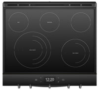 Whirlpool 6.4 Cu. Ft. Smart Slide-in Electric Range with Frozen Bake™ Technology - YWEE750H0HB|Cuisinière électrique coulissante intelligente Whirlpool, technologie Frozen Bake™, 6,4 pi3 - YWEE750H0HB|YWEE750B