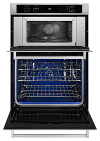 KitchenAid 30" Combination Wall Oven with Even-Heat™ True Convection - KOCE500ESS|Four mural combiné KitchenAid de 30 po à convection véritable Even-Heat(MC) - KOCE500ESS|KOCE500S