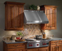 Broan 48" Pro-Style Wall-Mounted Range Hood – E6048TSSLC|Hotte de cuisinière murale Broan de style professionnel de 48 po – E6048TSSLC|E6048TSC