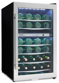 Danby Designer 4.0 Cu. Ft. 38-Bottle Wine Cooler – DWC040A3BSSDD|Refroidisseur à vin Designer Danby de 4,0 pi3 à 38 bouteilles – DWC040A3BSSDD|DWC040A3