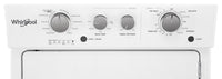 Whirlpool 4.0 cu.ft Gas Stacked Laundry Center 9 Wash cycles and AutoDry™ - WGT4027HW|Whirlpool Centre de lavage superposé au gaz de 4,0 pi³ avec lave-vaisselle|WGT4027H