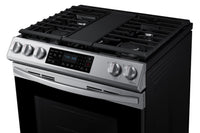 Samsung 6.0 Cu. Ft. Slide-In Gas Range with Fan Convection - NX60T8311SS/AA | Cuisinière à gaz encastrée Samsung de 6,0 pi3 à convection par ventilateur - NX60T8311SS/AA | NX60T83S