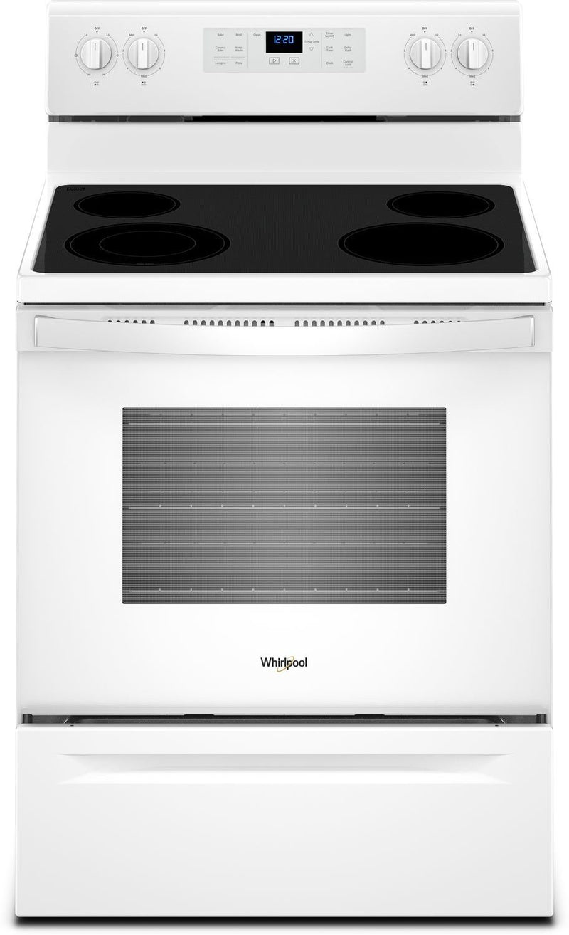 Whirlpool 5.3 Cu. Ft. Self-Cleaning Electric Range - YWFE521S0HW|Cuisinière électrique autonettoyante Whirlpool de 5,3 pi³ - YWFE521S0HW|YWFE521W