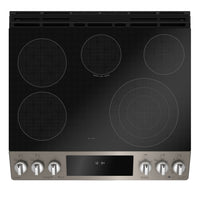 GE Profile 6.3 Cu. Ft. 5-Element Smooth-Top Electric Range – PCS940EMES|Cuisinière électrique GE Profile de 6,3 pi³ avec surface lisse à 5 éléments – PCS940EMES|PCS940ES