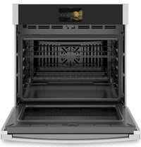 GE Profile 30" 5.0 Cu. Ft. Smart Single Wall Oven with In-Oven Camera - PTS9000SNSS | Four mural simple intelligent 30 po GE Profile de 5,0 pi3 avec caméra dans le four - PTS9000SNSS | PTS9000S