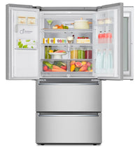 LG 18.3 Cu. Ft. Counter Depth 4-Door Refrigerator - LRMVC1803S | Réfrigérateur LG de 18,3 pi³ à 4 portes de profondeur comptoir - LRMVC1803S | LRMVC180