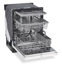 LG 24" Front Control Built-In Dishwasher with QuadWash® - LDFN4542W | Lave-vaisselle encastré LG de 24 po avec commandes à l’avant et technologie QuadWashMD – LDFN4542W | LDFN454W