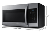 Samsung 1.7 Cu. Ft. Over-the-Range Microwave - ME17R7011ES/AC | Four à micro-ondes à hotte intégrée Samsung de 1,7 pi³ - ME17R7011ES/AC | ME17R70S