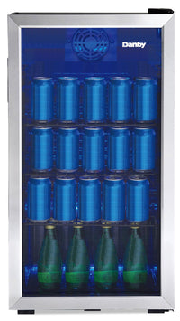 Danby 3.1 Cu. Ft. Beverage Centre with 117 Can Capacity - DBC117A1BSSDB-6 | Refroidisseur à boissons Danby de 3,1 pi3 à capacité de 117 canettes - DBC117A1BSSDB-6 | DBC117BS