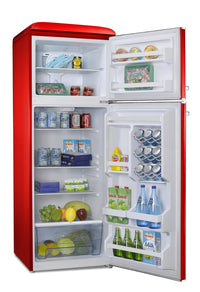 Galanz 12 Cu. Ft. Top-Freezer Retro Refrigerator - GLR12TRDEFR | Réfrigérateur Galanz rétro de 12 pi3 à congélateur supérieur - GLR12TRDEFR | GLR12TRD