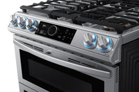 Samsung 6.5 Cu. Ft. Flex Duo™ Front-Control Dual Fuel Range - NY63T8751SS/AA | Cuisinière hybride Samsung de 6,5 pi3 à commandes à l'avant avec système Flex DuoMC - NY63T8751SS/AA | NY63T87S