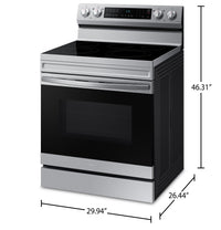 Samsung 6.3 Cu. Ft. Freestanding Electric Range - NE63A6511SS/AC | Cuisinière électrique amovible Samsung de 6,3 pi³ – NE63A6511SS/AC | NE63A65S