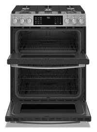 GE Profile 6.7 Cu. Ft. Double Oven Gas Range - PCGS960YPFS | Cuisinière à gaz à four double GE ProfileMC de 6,7 pi³ – PCGS960YPFS | PCGS96FS