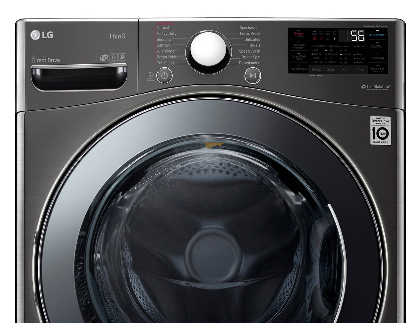LG 5.2 Cu. Ft. Smart AllinOne FrontLoad Washer/Dryer WM3998HBA MN