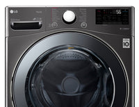 LG 5.2 Cu. Ft. Smart All-in-One Front-Load Washer/Dryer - WM3998HBA | Ensemble laveuse et sécheuse intelligentes tout-en-un LG à chargement frontal de 5,2 pi3 - WM3998HBA | WM3998HB