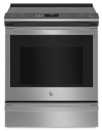 GE Profile 5.3 Cu. Ft. Smart Electric Range with No Preheat Air Fry - PSS93YPFS | Cuisinière électrique intelligente amovible GE ProfileMC de 5,3 pi3 avec friture à air – PSS93YPFS | PSS93YPS