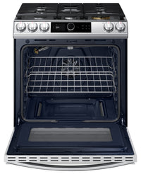 Samsung 6 Cu. Ft. Gas Range with Air Fry - NX60T8711SS/AC | Cuisinière à gaz Samsung de 6 pi3 avec friture à air chaud - NX60T8711SS/AC | NX60T87S
