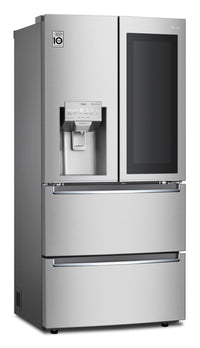 LG 18.3 Cu. Ft. Counter Depth 4-Door Refrigerator - LRMVC1803S | Réfrigérateur LG de 18,3 pi³ à 4 portes de profondeur comptoir - LRMVC1803S | LRMVC180