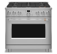 Café 6.2 Cu. Ft. Smart Commercial-Style 6-Burner Gas Range - CGY366P2TS1 | Cuisinière à gaz intelligente Café de style commercial de 6,2 pi3 à 6 brûleurs - CGY366P2TS1 | CGY366TS