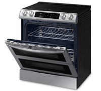 Samsung 6.3 Cu. Ft. Front Control Induction Range with Double Oven - NE63T8951SS/AC | Cuisinière Samsung de 6,3 pi³ à induction avec four double et commandes à l’avant – NE63T8951SS/AC | NE63T895