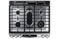 Samsung 6.5 Cu. Ft. Flex Duo™ Front-Control Dual Fuel Range - NY63T8751SS/AA | Cuisinière hybride Samsung de 6,5 pi3 à commandes à l'avant avec système Flex DuoMC - NY63T8751SS/AA | NY63T87S