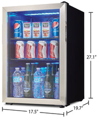 Danby 2.6 Cu. Ft. Beverage Centre - DBC026A1BSSDB | Refroidisseur à boissons Danby de 2,6 pi3 - DBC026A1BSSDB | DBC026A1