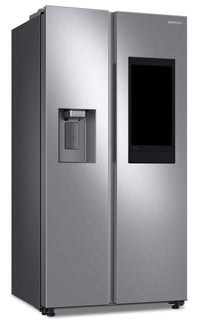 Samsung 21.5 Cu. Ft. Family Hub™ Side-by-Side Refrigerator - RS22T5561SR/A | Réfrigérateur Samsung Family HubMC de 21,5 pi³ à compartiments juxtaposés - RS22T5561SR/ AC  | RS22T55S