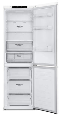 LG 12 Cu. Ft. Counter-Depth Bottom-Freezer Refrigerator - LBNC12231W | Réfrigérateur LG de 12 pi3 de profondeur comptoir à congélateur inférieur - LBNC12231W | LBNC122W