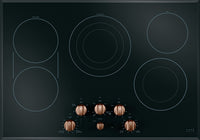 Café Knob Kit in Brushed Copper for Electric Cooktop - CXCE1HKPMCU | Trousse de poignées Café cuivre brossé pour surface de cuisson électrique - CXCE1HKPMCU | CKCE1HCU