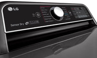 LG 7.3 Cu. Ft. TurboSteam™ Dryer with EasyLoad™ Dual-Opening Door - DLEX7900BE | Sécheuse LG de 7,3 pi3 avec technologie TurboSteamMC et porte EasyLoadMC - DLEX7900BE | DLEX790B