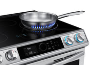 Samsung 6.3 Cu. Ft. Front Control Induction Range with Double Oven - NE63T8951SS/AC | Cuisinière Samsung de 6,3 pi³ à induction avec four double et commandes à l’avant – NE63T8951SS/AC | NE63T895