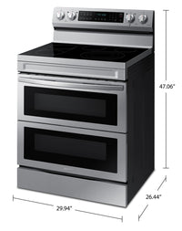 Samsung 6.3 Cu. Ft. Electric Range - NE63A6751SS/AC | Cuisinière électrique Samsung de 6,3 pi3 – NE63A6751SS/AC | NE63A51S