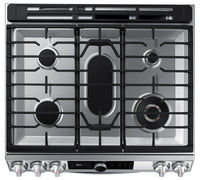 Samsung 6 Cu. Ft. Gas Range with Air Fry - NX60T8711SS/AC | Cuisinière à gaz Samsung de 6 pi3 avec friture à air chaud - NX60T8711SS/AC | NX60T87S