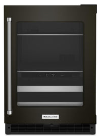 KitchenAid 4.9 Cu. Ft. 14-Bottle Beverage Centre with Right-Swing Door - KUBR314KBS | Refroidisseur à boissons KitchenAid 4,9 pi3 14 bouteilles, charnières de porte à droite - KUBR314KBS | KUBR314B