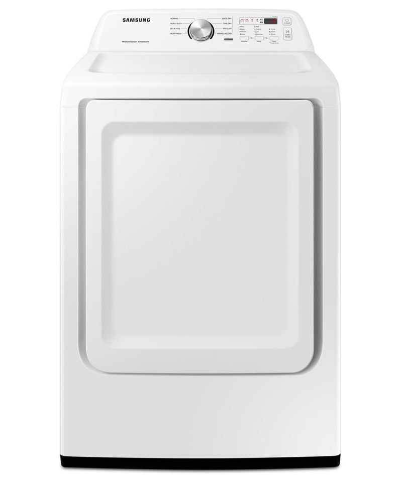 Samsung 7.2 Cu. Ft. Electric Dryer with Sensor Dry - DVE45T3200W/AC | Sécheuse électrique Samsung de 7,2 pi³ avec séchage par capteur - DVE45T3200W/AC | DVE45T32