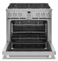 Café 6.2 Cu. Ft. Smart Commercial-Style 6-Burner Gas Range - CGY366P2TS1 | Cuisinière à gaz intelligente Café de style commercial de 6,2 pi3 à 6 brûleurs - CGY366P2TS1 | CGY366TS