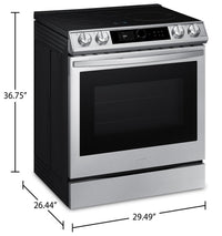 Samsung 6.3 Cu. Ft. Front-Control Induction Range - NE63T8911SS/AC | Cuisinière Samsung de 6,3 pi³ à induction avec commandes à l’avant – NE63T8911SS/AC | NE63T89S