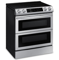 Samsung 6.3 Cu. Ft. Front Control Induction Range with Double Oven - NE63T8951SS/AC | Cuisinière Samsung de 6,3 pi³ à induction avec four double et commandes à l’avant – NE63T8951SS/AC | NE63T895