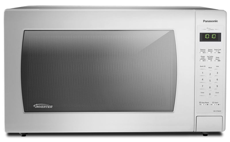 Panasonic Genius® 2.2 Cu. Ft. Inverter® Countertop Microwave – NN-ST966W|Four à micro-ondes de comptoir InverterMD Panasonic de 2,2 pi3 – NN-ST966W|NNST966W