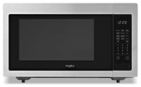 Whirlpool 1.6 cu ft, 21.75 in. Countertop Microwave, 1100 Watts - YWMC30516HZ|Four micro-ondes de comptoir Whirlpool, 1100 watts, 1,6 pi3,  21,75 po - YWMC30516HZ|YWMC306Z