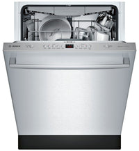 Bosch 100 Series Bar Handle Built-In Dishwasher - SHXM4AY55N|Lave-vaisselle encastré Bosch de série 100 avec poignée barre - SHXM4AY55N|SHXM4AY5