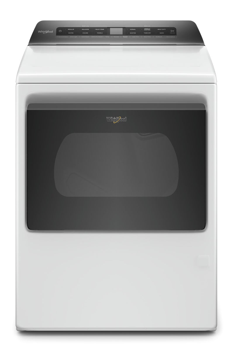 Whirlpool 7.4 Cu. Ft. Smart Front-Load Gas Dryer - WGD6120HW|Sécheuse à gaz intelligente Whirlpool de 7,4 pi3 à chargement frontal - WGD6120HW|WGD6120W