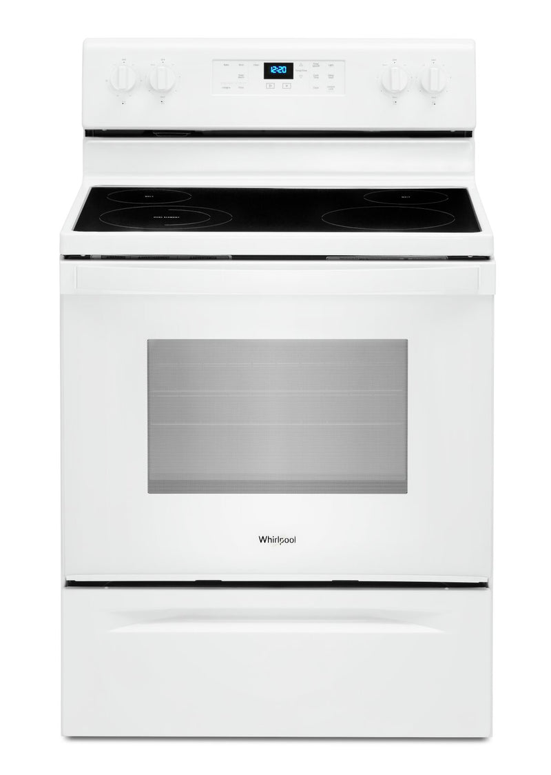 Whirlpool 5.3 Cu. Ft. Electric Range with Frozen Bake™ Technology - YWFE515S0JW|Cuisinière électrique Whirlpool de 5,3 pi3 avec technologie Frozen BakeMC - YWFE515S0JW|YWFE51JW